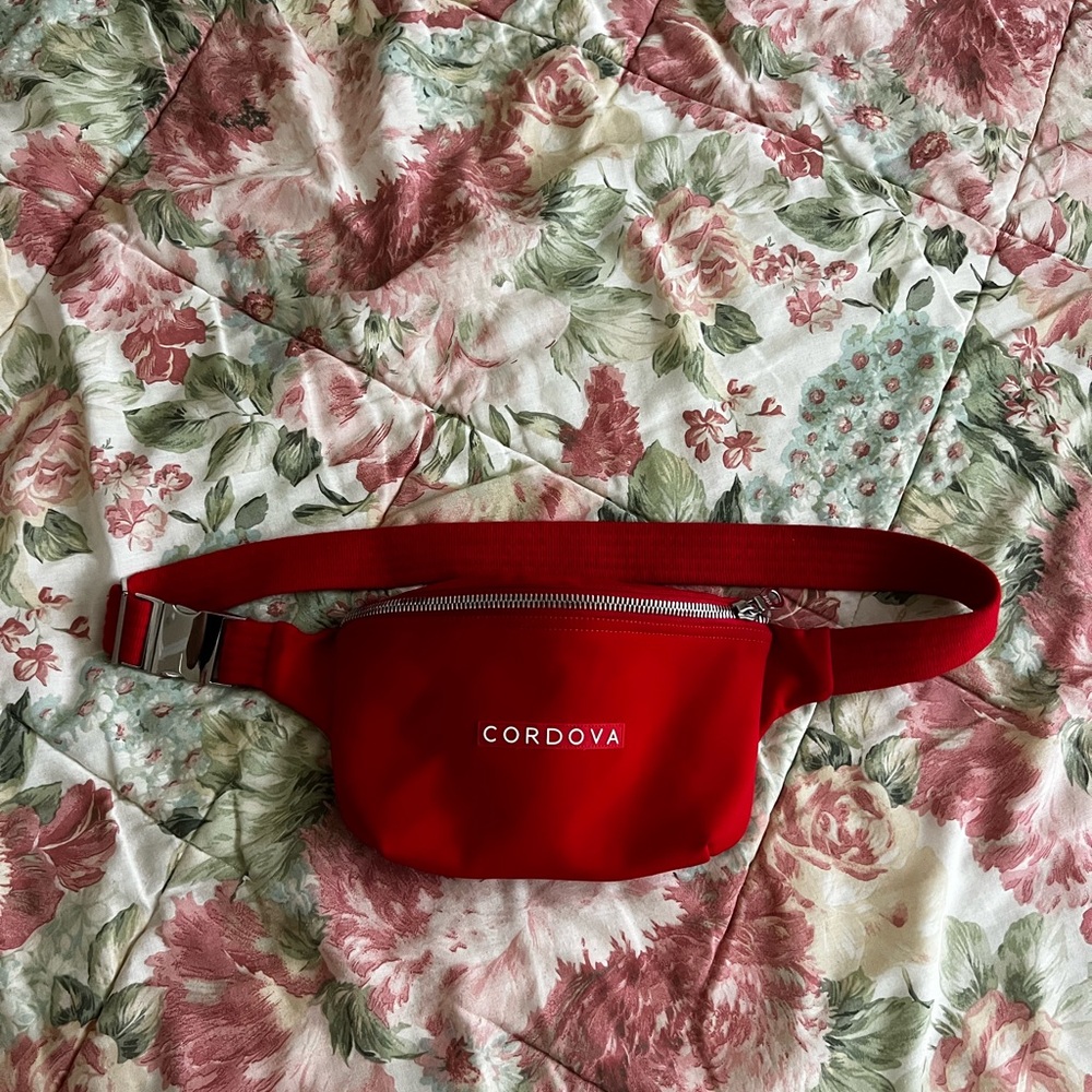 Cordova Red Belt Bag/ Fanny Pack‎